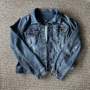 Denim jean jacket size L by Kut from the Kloth